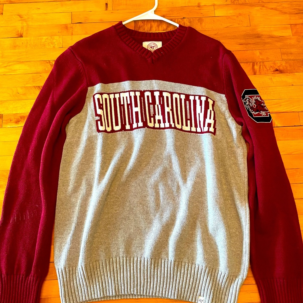47 Brand University of South Carolina Gamecocks Sweater NEVER WORN